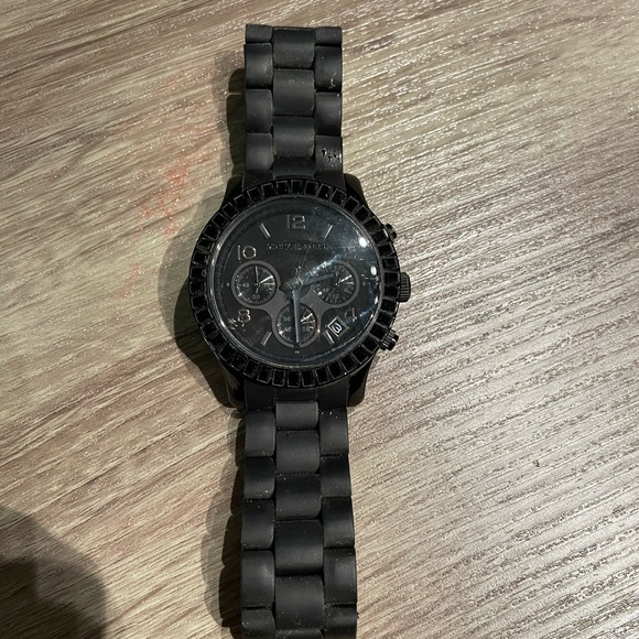 Michael Kors all black watch